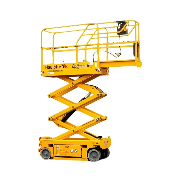 Alquiler de Elevadora tijera eléctrica 0-6M | Kupper Alquiler de Maquinaria y Encofrados, El Puerto de Santa María, Cádiz. T: 956 90 78 46 - 673 150 381